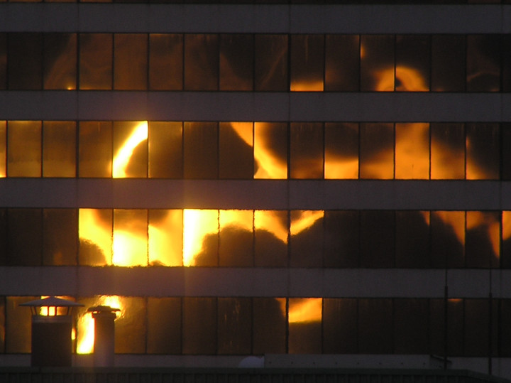 Photo of
              oversimplified reflections as visual allusion to the
              confusion caused by metaphor